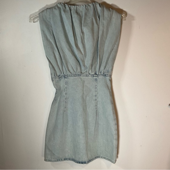 S ZARA Denim Mini Dress - Picture 5 of 11